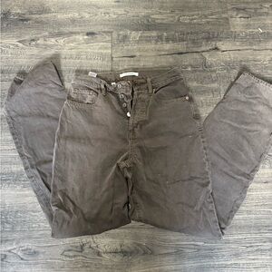 PacSun Women's Brown Straight Leg Jeans